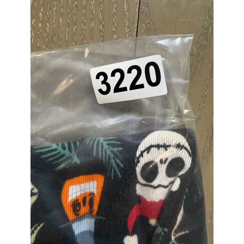 Hanna Andersson Pajamas Kids 12-18M Black Nightmare Before Christmas Holiday Zip